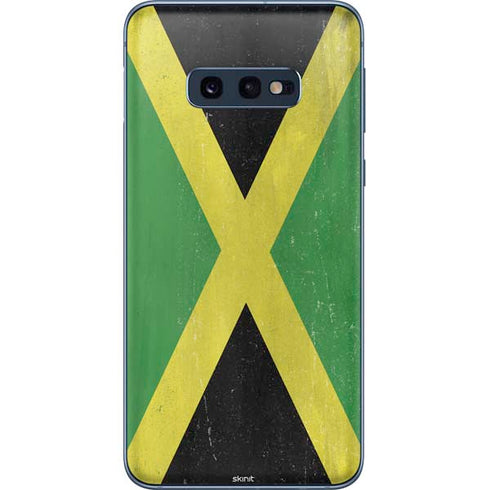 Jamaica Flag Distressed Galaxy S10e Skin